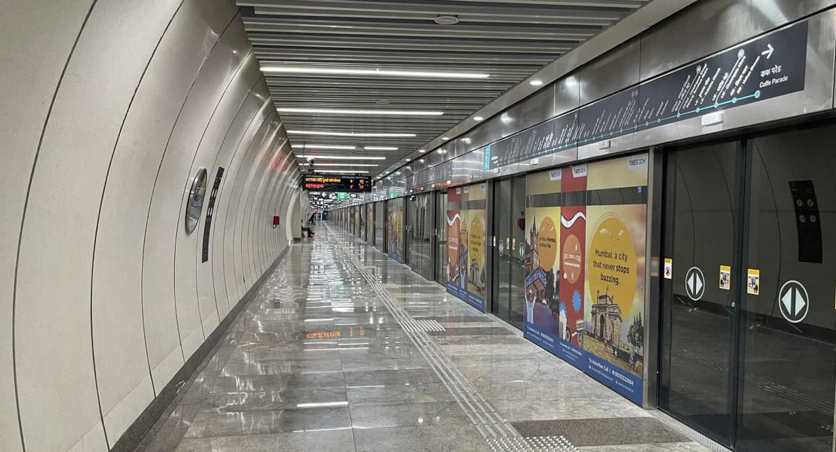 mumbai underground metro line​​​