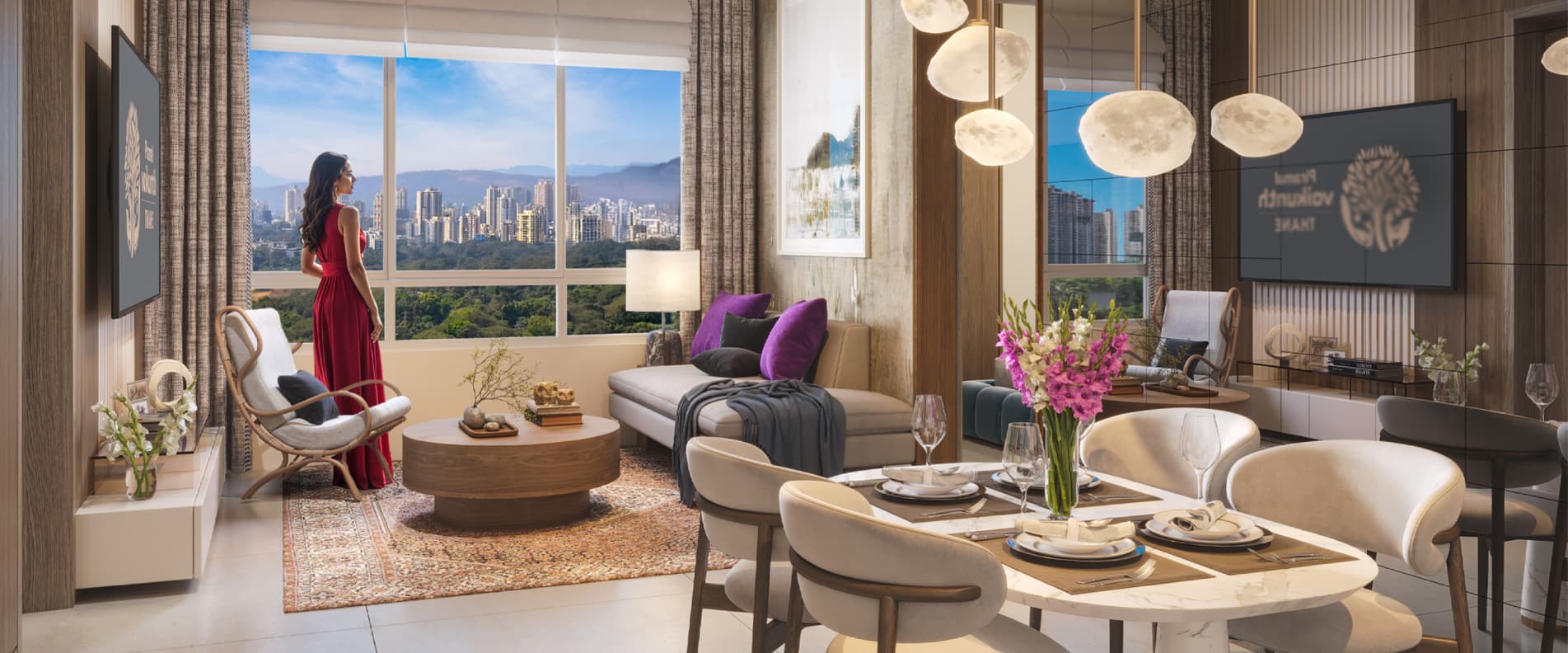 Piramal Vaikunth's 1 Bed, 1 Bed + Study, and 2 Bed homes