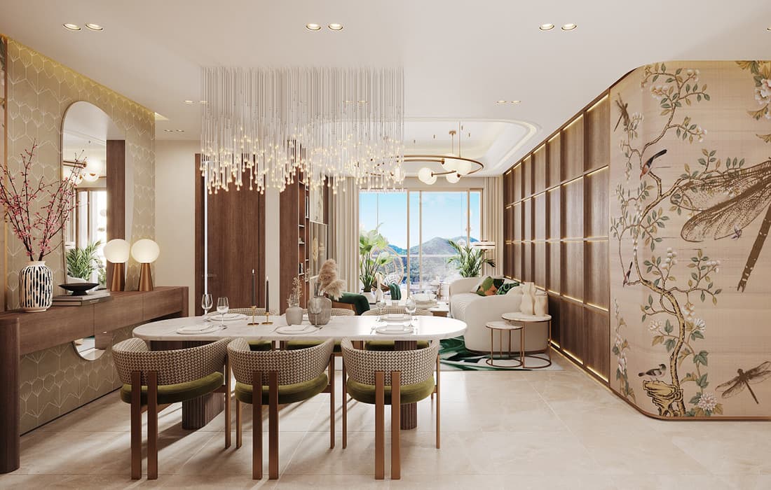 Piramal Revanta Living Room Design