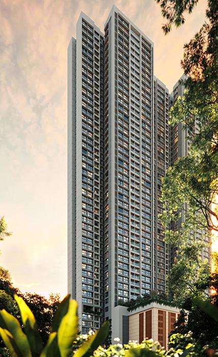 Piramal Vaikunth township aerial view in Balkum, Thane West