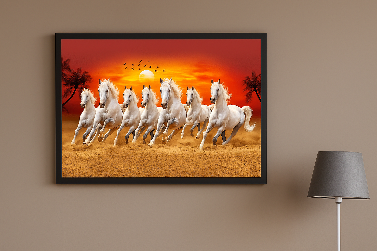 7 Horses Painting - Vastu shastra